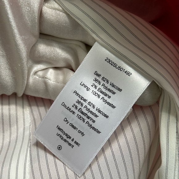 Veronica Beard Miller “Peony” color Double Breasted Blazer Sz 8 - Picture 10 of 17